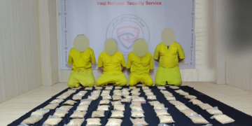 البصرة .. القبض على4 تجار للمخدرات “يتنقلون بهويات مزورة” وضبط نحو (200 ألف حبة كبتاكون )