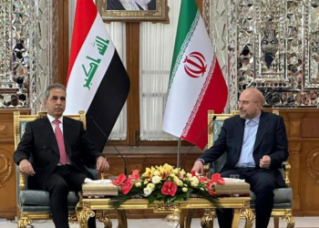 رئيس مجلس القضاء الاعلى يلتقي رئيس مجلس الشورى الايراني