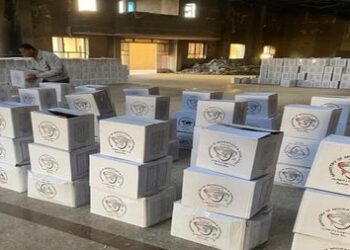 الهجرة توزع حصصاً اغاثية بين 4000 اسرة عائدة في سنجار