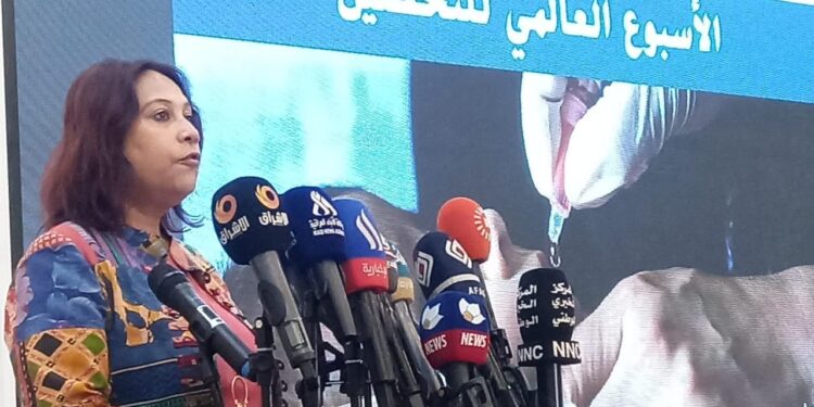 اليونيسيف .. قدمنا (5 ملايين جرعة لقاحات) للعراق