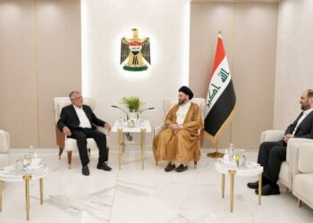 عمار الحكيم يلتقي العامري ويدعو إلى الإسراع بإقرار قانون الموازنة