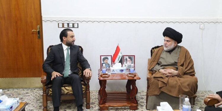 الحلبوسي يعزي مقتدى الصدر