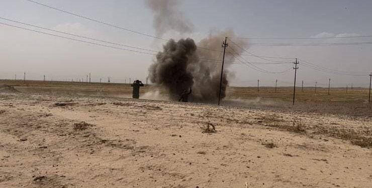 تفكيـــك حقلا للألغام والعبوات في كركوك