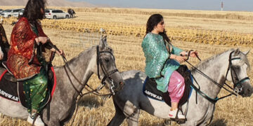 السليمانية ..انطلاق فعاليات مهرجان ركوب الخيل ,, بمشاركة نسوية
