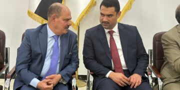 الخزرجي يزور نقابة الصحفيين العراقيين لتقديم التهنئة لهم بمناسبة عيد الصحافة العراقية