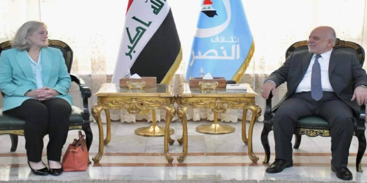 العبادي يلتقي سفيرة العراق ألينا رومانسكي