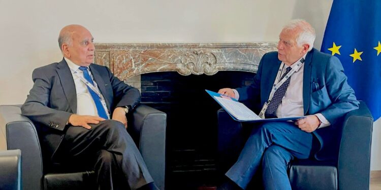 العراق والاتحاد الاوربي يبحثان “سُبُل تعزيز العلاقات” بين الجانبين