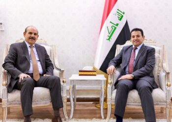 الأعرجي يستقبل البولاني والبحث في مستجدات الأوضاع السياسية والأمنية في البلاد