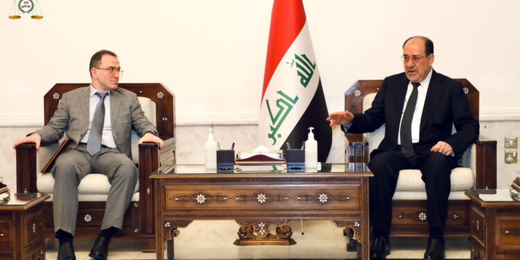 المالكي يؤكد دعمه لاستقرار الاوضاع في روسيا.. وموسكو تدعو لحسم ديونها المترتبة على العراق