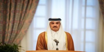 امير قطر قريباً في العراق