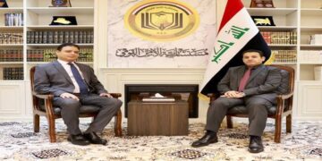 الأعرجي يلتقــــي بالسفير المصري