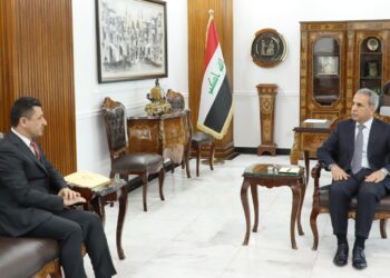 رئيس مجلس القضاء الأعلى يستقبل وزير العدل