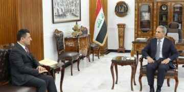 رئيس مجلس القضاء الأعلى يستقبل وزير العدل