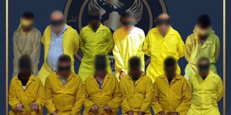 نينوى .. الاستخبارات تطيح بـ 12 إرهابياً