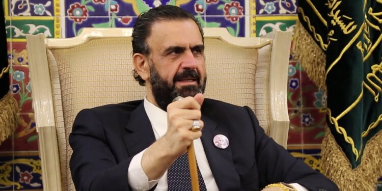 رئيس الطريقة الكسنزانية يغادر السليمانية