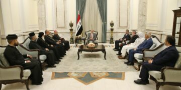 رئيس الجمهورية عبد اللطيف يستقبل مجلس الطوائف المسيحية