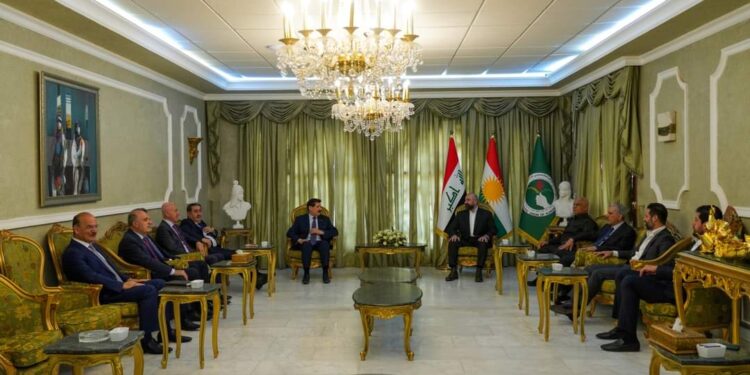 الوطني والديمقراطي يجتمعان في منزل الرئيس الراحل جلال طالباني