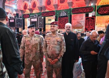 رئيس اركان الجيش ونائب قائد العمليات المشتركة يصلان كربلاء المقدسة ..