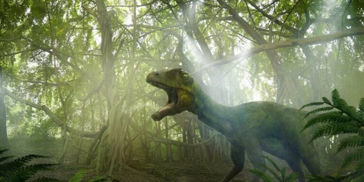 حفرية عمرها 125 مليون عام ترصد (معركة حتى الموت بين ديناصور وكلب)