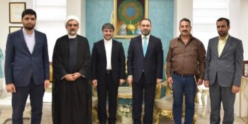 وكيل وزارة الثقافة و السياحة والآثار يستقبل معاون رئيس رابطة الثقافة و العلاقات الدولية في ايران