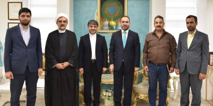 وكيل وزارة الثقافة و السياحة والآثار يستقبل معاون رئيس رابطة الثقافة و العلاقات الدولية في ايران