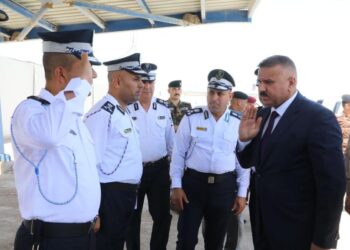 ثلاث محطات جديدة لوزير الداخلية في المثنى يزور خلالها مديرية الأحوال المدنية والمرور ويفتتح مشروع الكاميرات الأمني في المحافظة