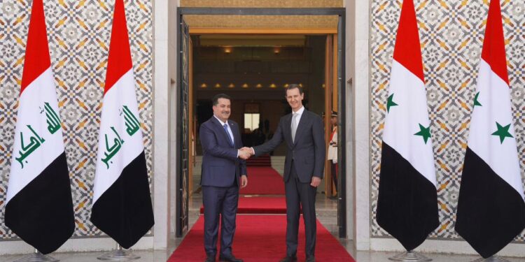 السوداني يبدأ زيارته الرسمية في سوريا