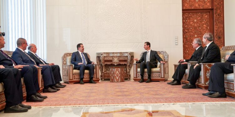 السوداني يبدأ زيارته الرسمية في سوريا