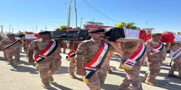 تبادل رفات جنود عراقيين وايرانيين في الشلامجة