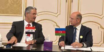 وزير النفط يلتقي وزير الطاقة الاذربيجاني