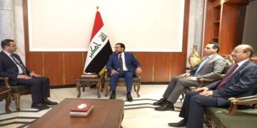الحلبوسي يلتقي رئيسَ ديوان الرقابة المالية الاتحادي الجديد