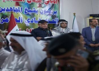 العامري يدعو العشائر إلى التلاحم والتعاون مع القوات الامنية