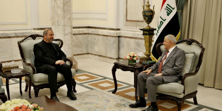 رئيس الجمهورية يستقبل السفير الإيراني