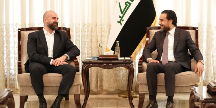 الحلبوسي يلتقي بافل طالباني