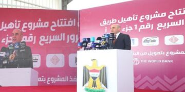 وزير الاعمار يفتتح طريق (ابو غريب – الرمادي) للمرور السريع