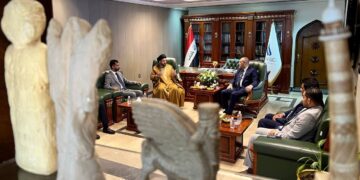 الحكيم يزور شبكة الاعلام العراقي