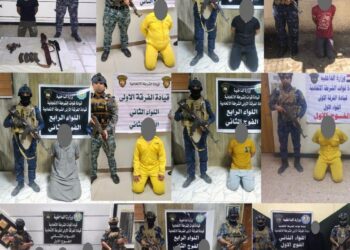 القبض على (14 متهماً ) بينهم امرأة بقضايا قانونية مختلفة في بغداد