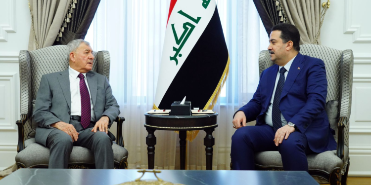 السوداني يستقبل رئيس الجمهورية