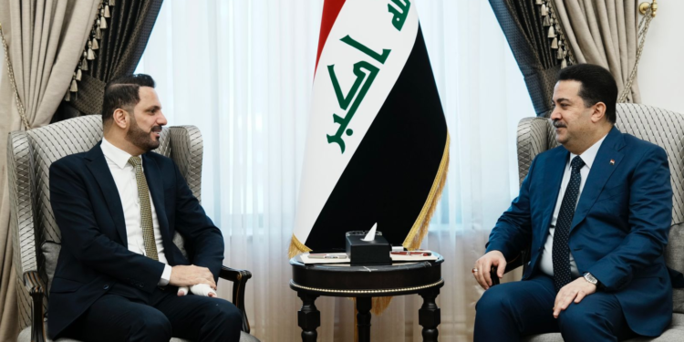 السوداني يستقبل رئيس حراك الجيل الجديد