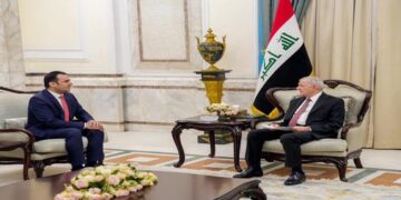 رئيس الجمهورية يستقبل وفد الهيئة التحضيرية للمؤتمر الدولي الثالث للـ”العراق والتغير المناخي.. انعكاسات الأمن والتنمية”