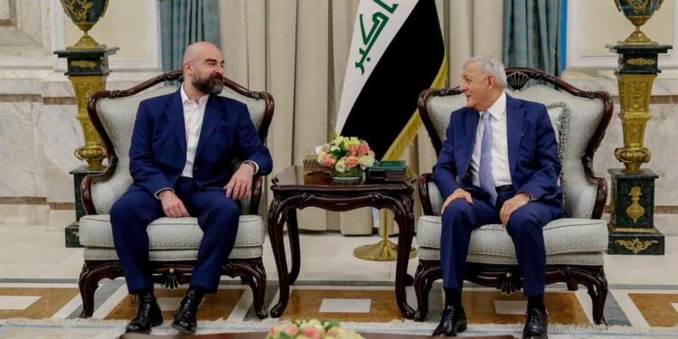 رئيس الجمهورية يلتقي بافل طالباني