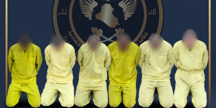 نينوى .. القبض على 6 ارهابيين