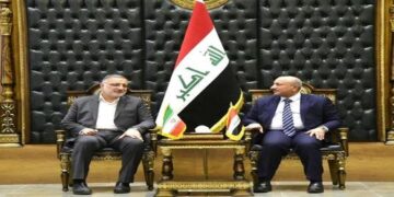 محافظ كربلاء يلتقي رئيس بلدية طهران