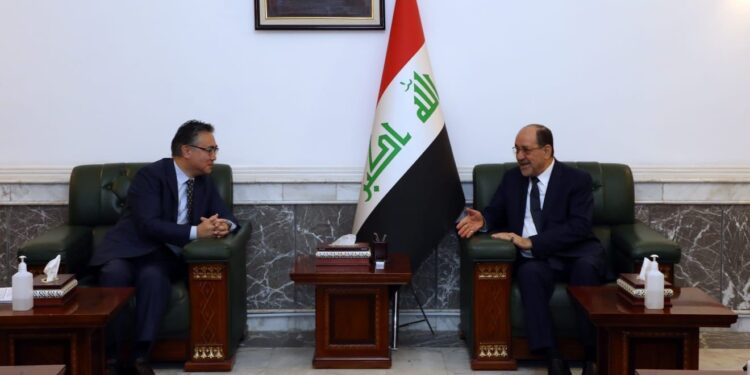 المالكي يستقبـــل السفير الياباني