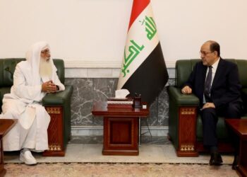 المالكي يستقبل رئيس طائفة الصابئة المندائيين