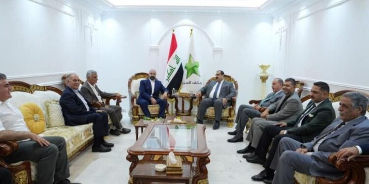 تحالف العزم يبحث مع الاتحاد الوطني اهمية دعم جهود حكومة السوداني