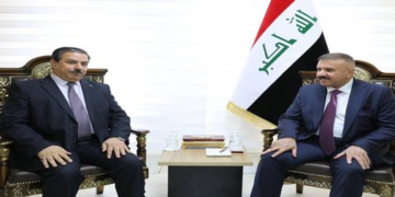 وزير الداخلية يلتقي بالقائم بالأعمال العراقية في تركيا