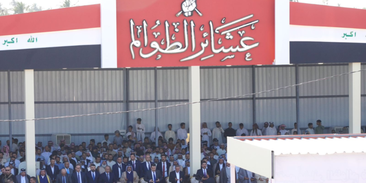 السوداني يشارك في المهرجان السنوي لعشيرة الظوالم في محافظة المثنى .. استذكاراً لثورة العشرين