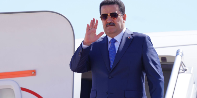 السوداني يغادر إلى سوريا في زيارة رسمية