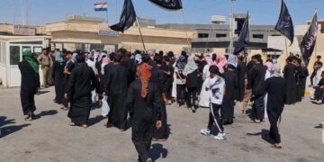 المثنى .. تظاهرة تطالب بتوفير المياه